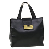 Gucci Hand Bag Leather Black fm2430