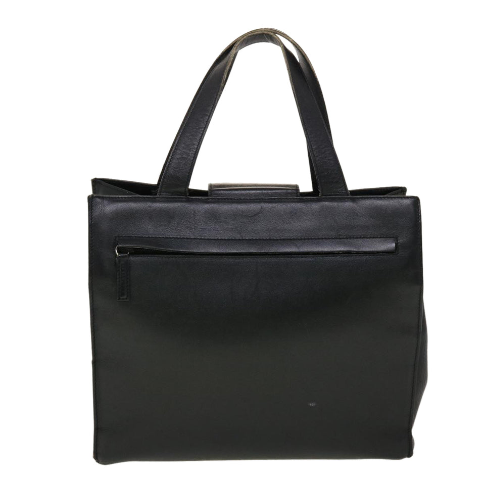 Gucci Hand Bag Leather Black fm2430
