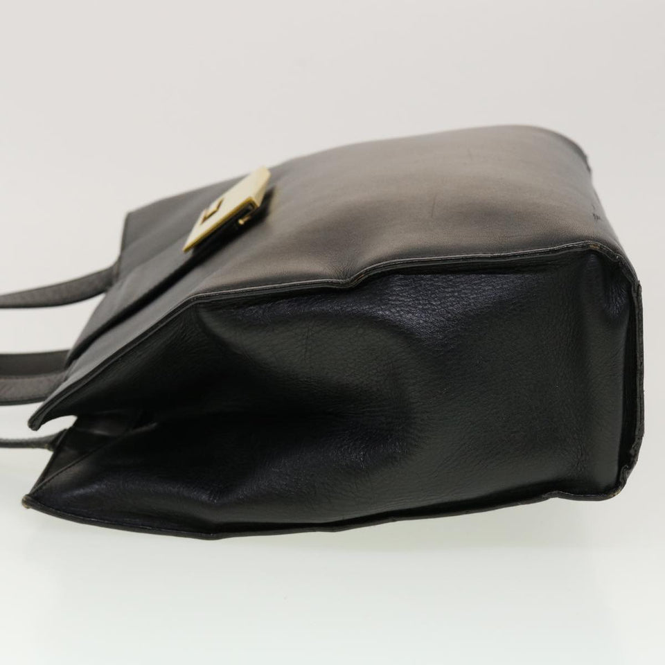 Gucci Hand Bag Leather Black fm2430