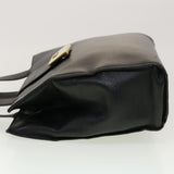 Gucci Hand Bag Leather Black fm2430
