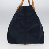 Luxury BurberrySs Nova Check Blue Label Tote Bag Nylon Navy Auth fm3650