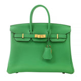 Hermes 25cm Togo Bamboo Birkin w/ Gold Hardware