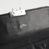 Christian Dior Lambskin Long Wallet On Chain WOC Black