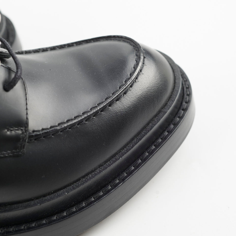 Hermes Loafers Black Size 36.5