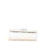 Chanel Coco Mark Bijou Caviar Skin Trifold Wallet