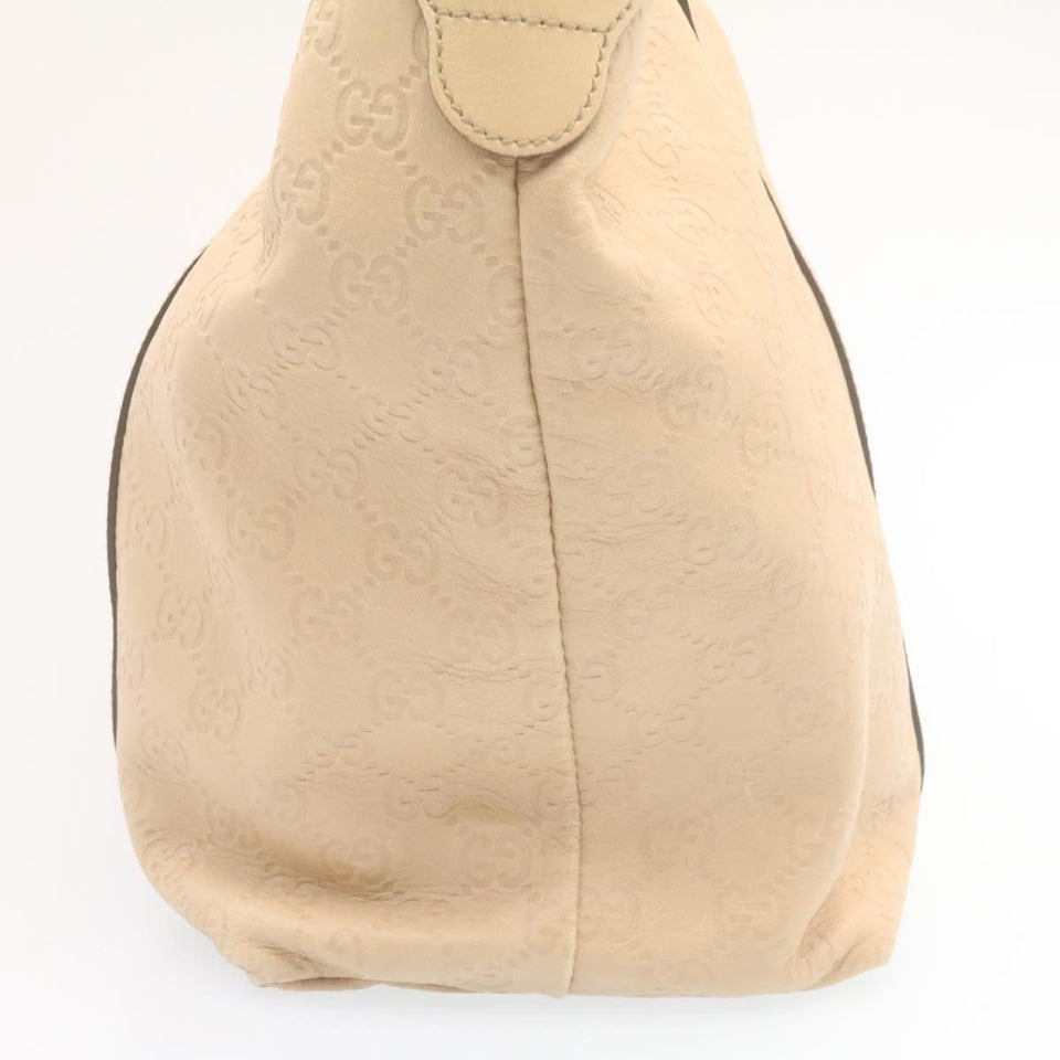 Gucci Gucci Shima Tote Bag Leather Beige am1040g