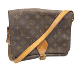 Louis Vuitton Monogram Cartouchiere GM Shoulder Bag LV Auth am1101g