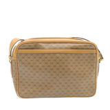 Gucci Micro GG Canvas Cross body Shoulder Bag PVC Leather Beige am1195g