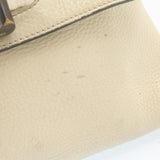 Gucci Bamboo Turn Lock 2Way Hand Bag White am1235g