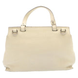 Gucci Bamboo Turn Lock 2Way Hand Bag White am1235g