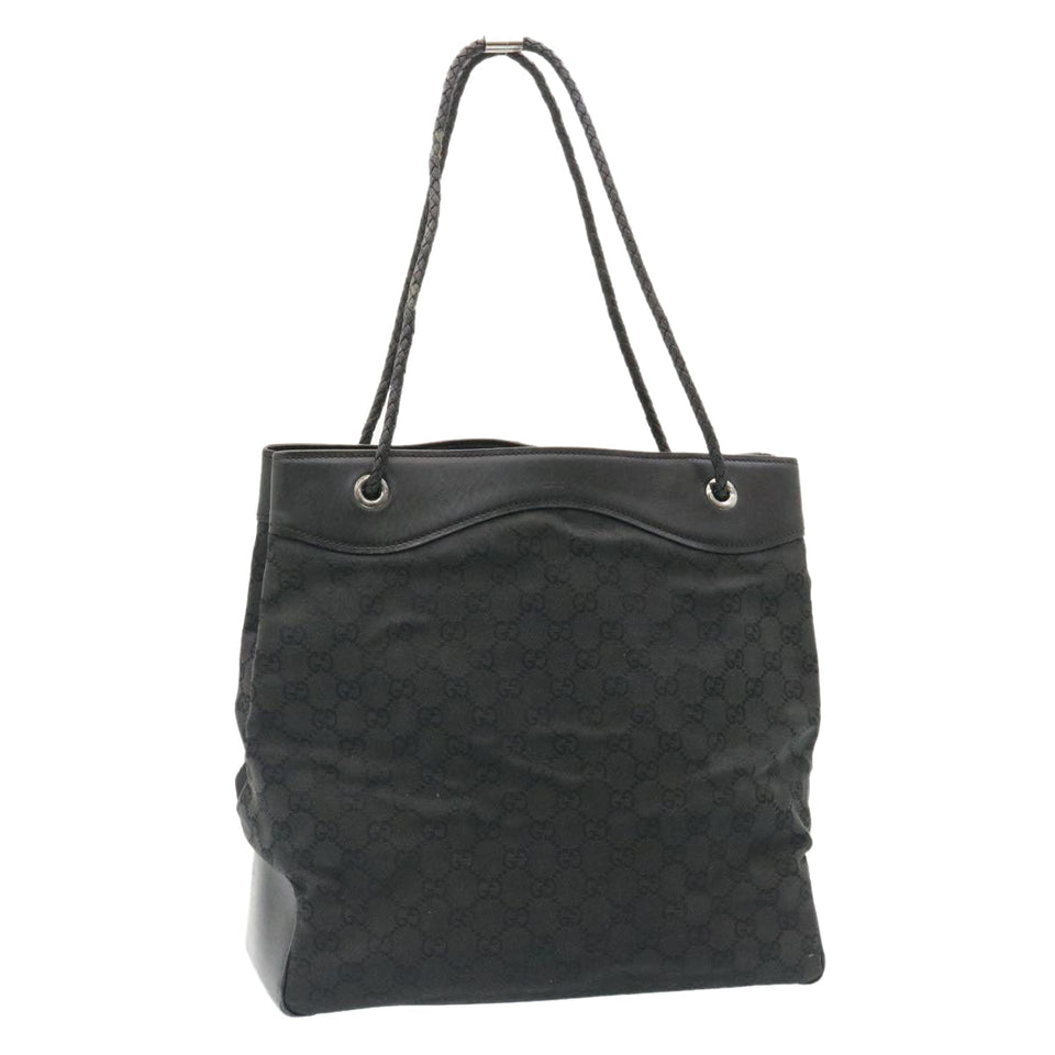 Gucci GG Canvas Shoulder Bag Canvas Black am1813g