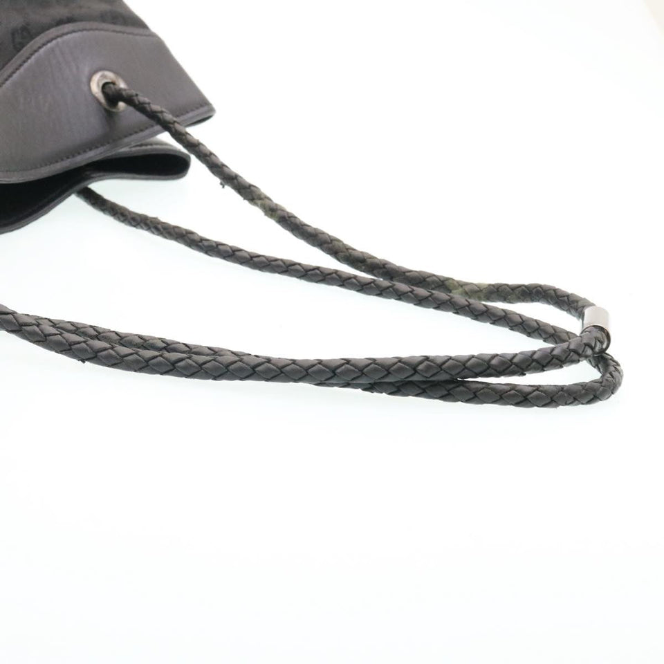 Gucci GG Canvas Shoulder Bag Canvas Black am1813g