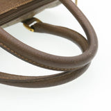 Gucci Web Sherry Line GG Canvas Hand Bag Brown Red Green am2077g