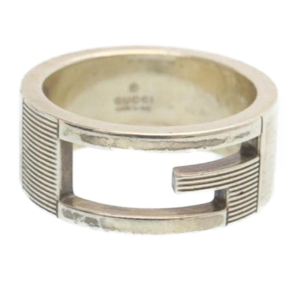 Gucci Ring 2 Set size 7 and 16 Silver am2085g