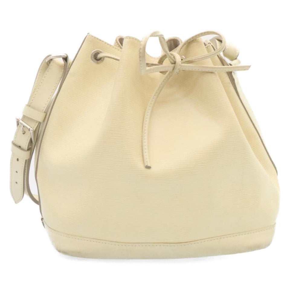 Louis Vuitton Epi Noe Shoulder Bag White M4084J LV Auth am2138g