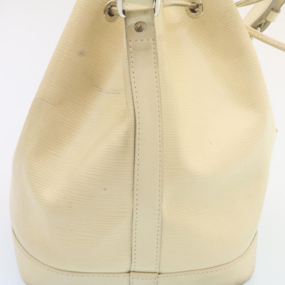 Louis Vuitton Epi Noe Shoulder Bag White M4084J LV Auth am2138g