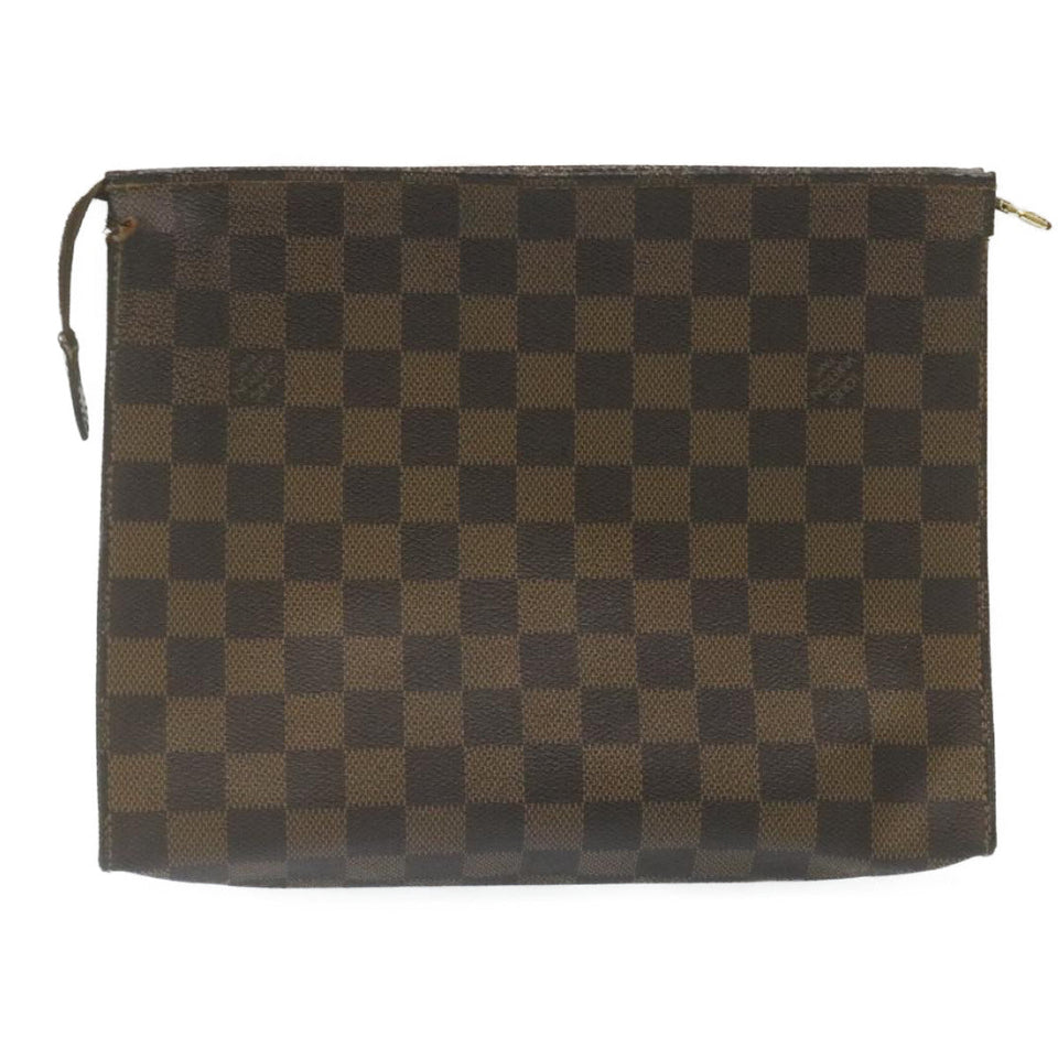 Louis Vuitton Damier Ebene Poche Toilette 26 Pouch LV Auth am2290g Clutch
