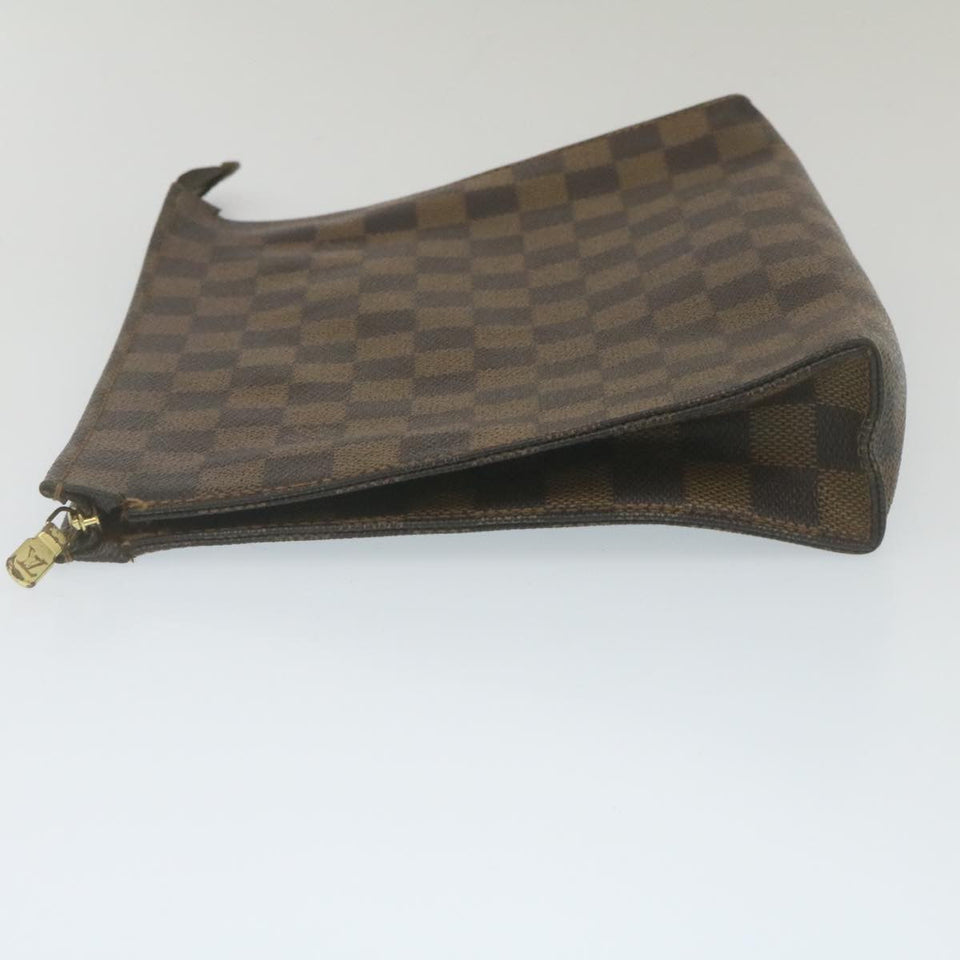 Louis Vuitton Damier Ebene Poche Toilette 26 Pouch LV Auth am2290g Clutch