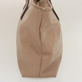Gucci GG Canvas Tote Bag PVC Leather Beige am2355g