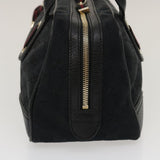 Gucci Web Sherry Line GG Canvas Hand Bag Black Red Green am2453g