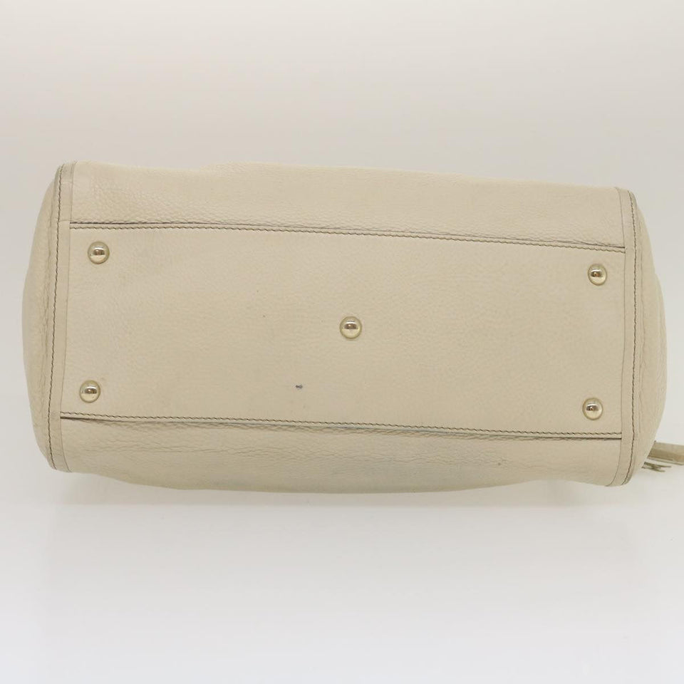 Gucci Soho Fringe Tote Bag White am2471g