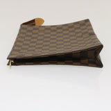 Louis Vuitton Damier Ebene Poche Toilette 26 Pouch LV Auth am2487g Clutch