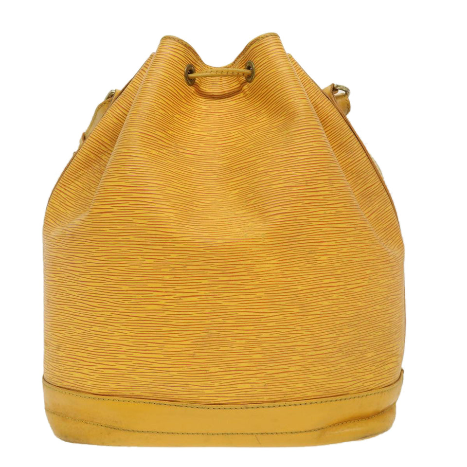 Louis Vuitton Epi Noe Shoulder Bag Yellow LV Auth am2517g