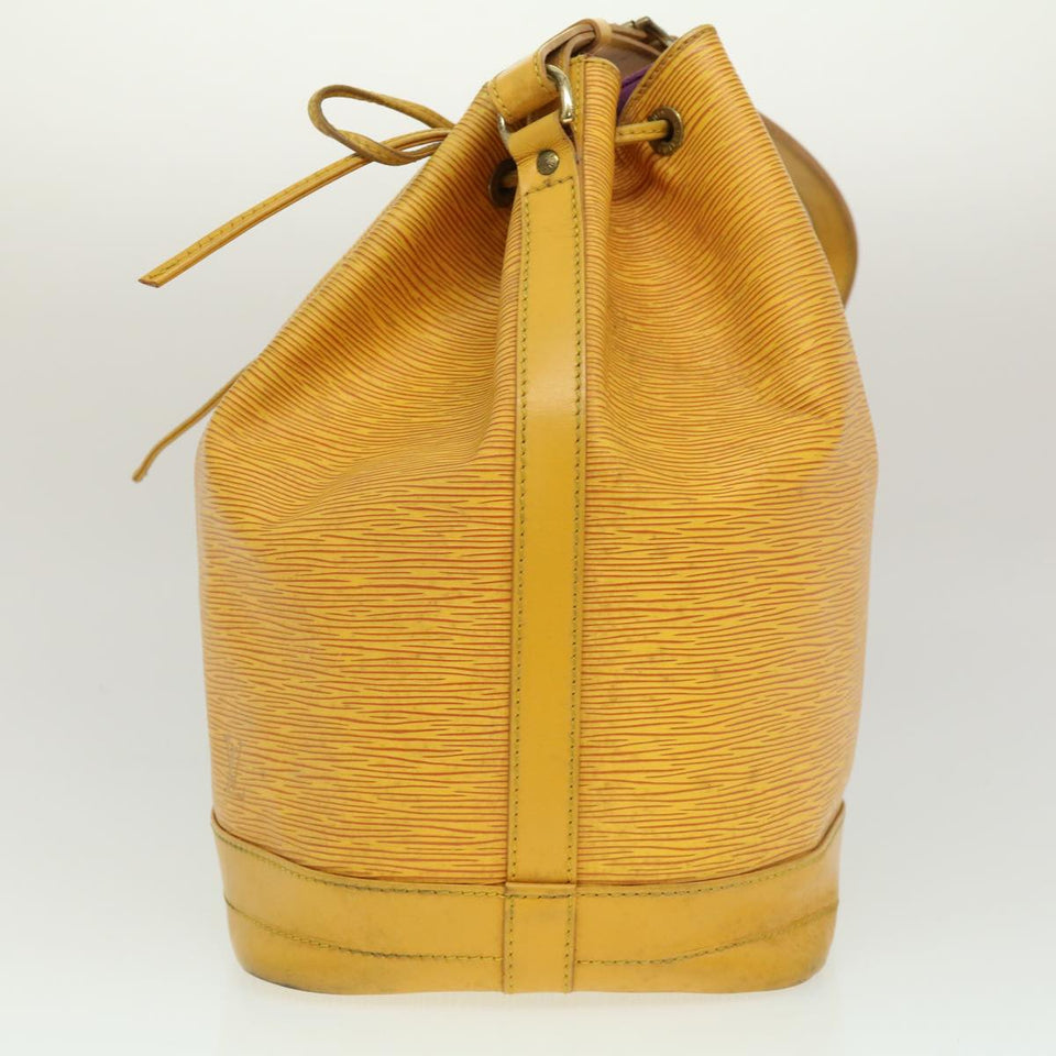 Louis Vuitton Epi Noe Shoulder Bag Yellow LV Auth am2517g