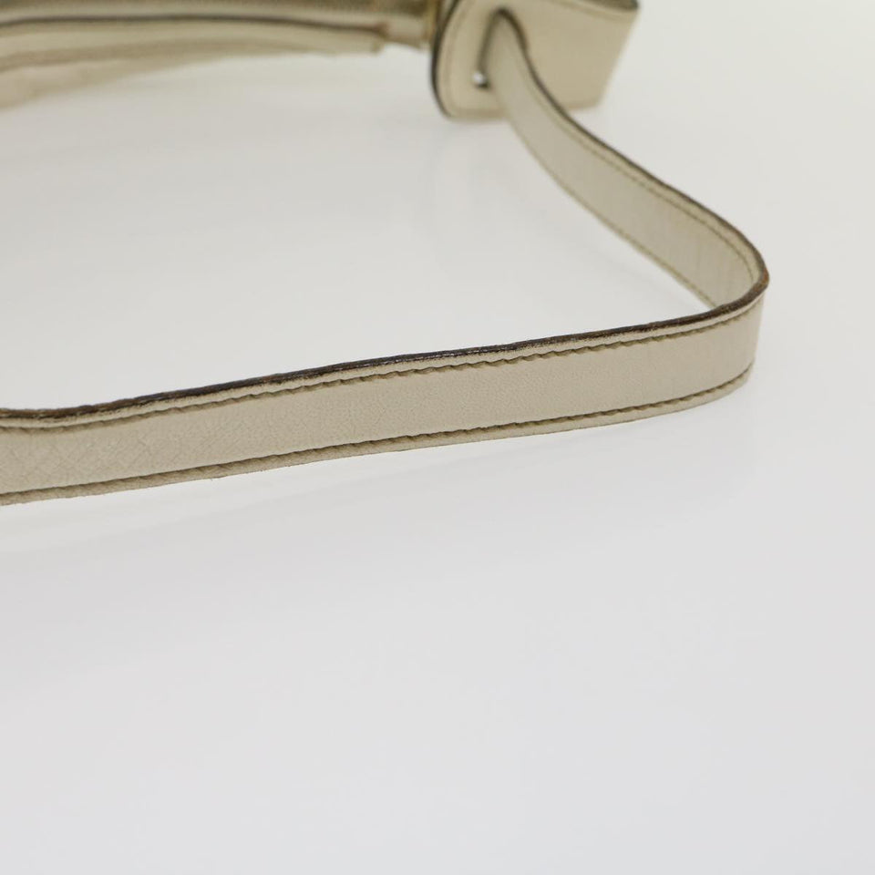 Gucci Shoulder Bag Leather White am2557g