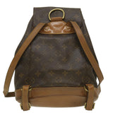 Louis Vuitton Monogram Montsouris MM Backpack LV Auth am2571g