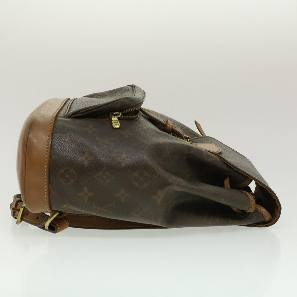 Louis Vuitton Monogram Montsouris MM Backpack LV Auth am2571g