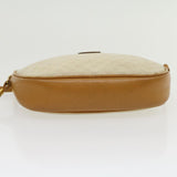 Gucci Micro GG Canvas Shoulder Bag PVC Leather Beige Brown am2614g