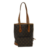 Louis Vuitton Monogram Bucket PM Shoulder Bag LV Auth am2619g