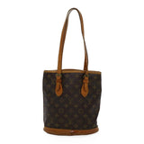 Louis Vuitton Monogram Bucket PM Shoulder Bag LV Auth am2619g