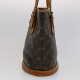 Louis Vuitton Monogram Bucket PM Shoulder Bag LV Auth am2619g