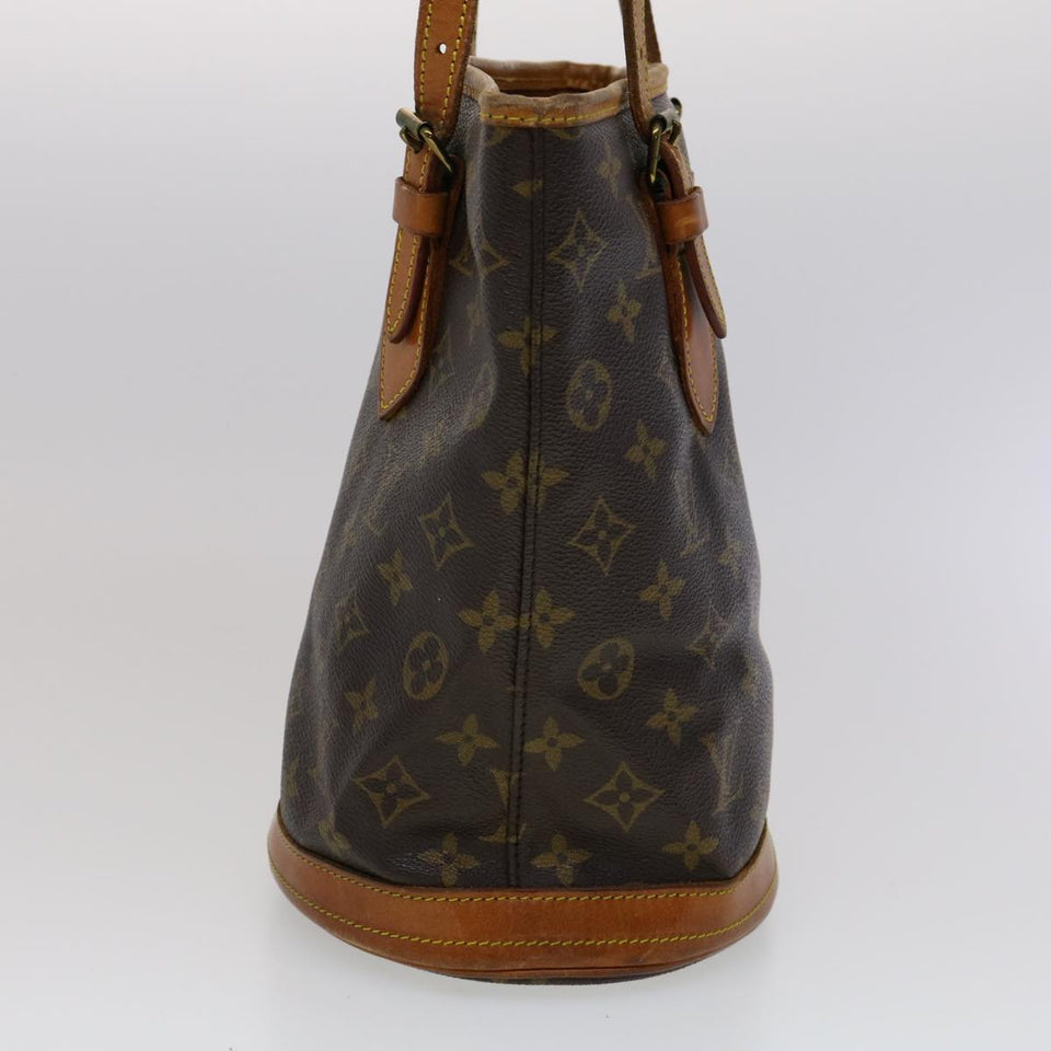 Louis Vuitton Monogram Bucket PM Shoulder Bag LV Auth am2619g