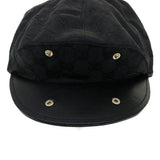 Gucci Web Sherry Line GG Canvas Hunting cap Hat Black Green Red am2782g