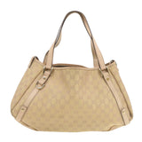 Gucci GG Canvas Shoulder Bag Nylon Pink Gold am427g
