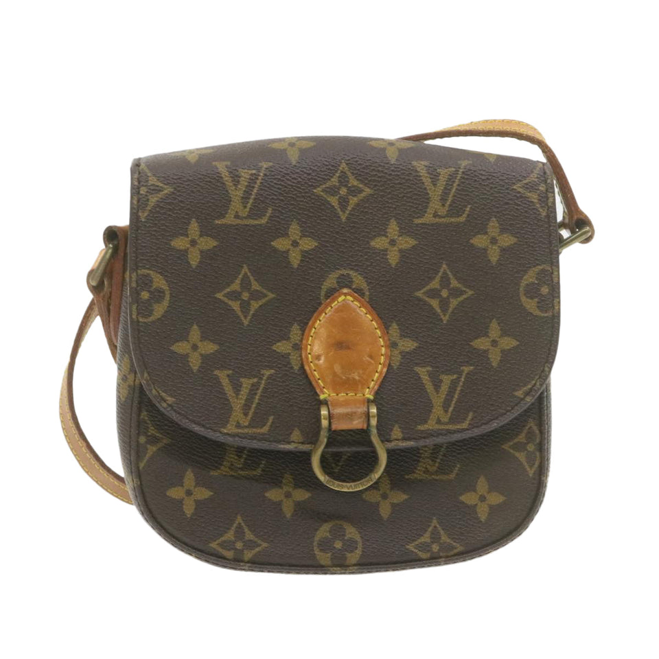Louis Vuitton Monogram Saint Cloud PM Shoulder Bag LV Auth am603g