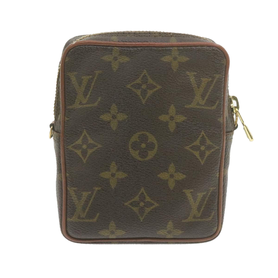 Louis Vuitton Monogram Mini Poche Shoulder Bag No.202 LV Auth am661g