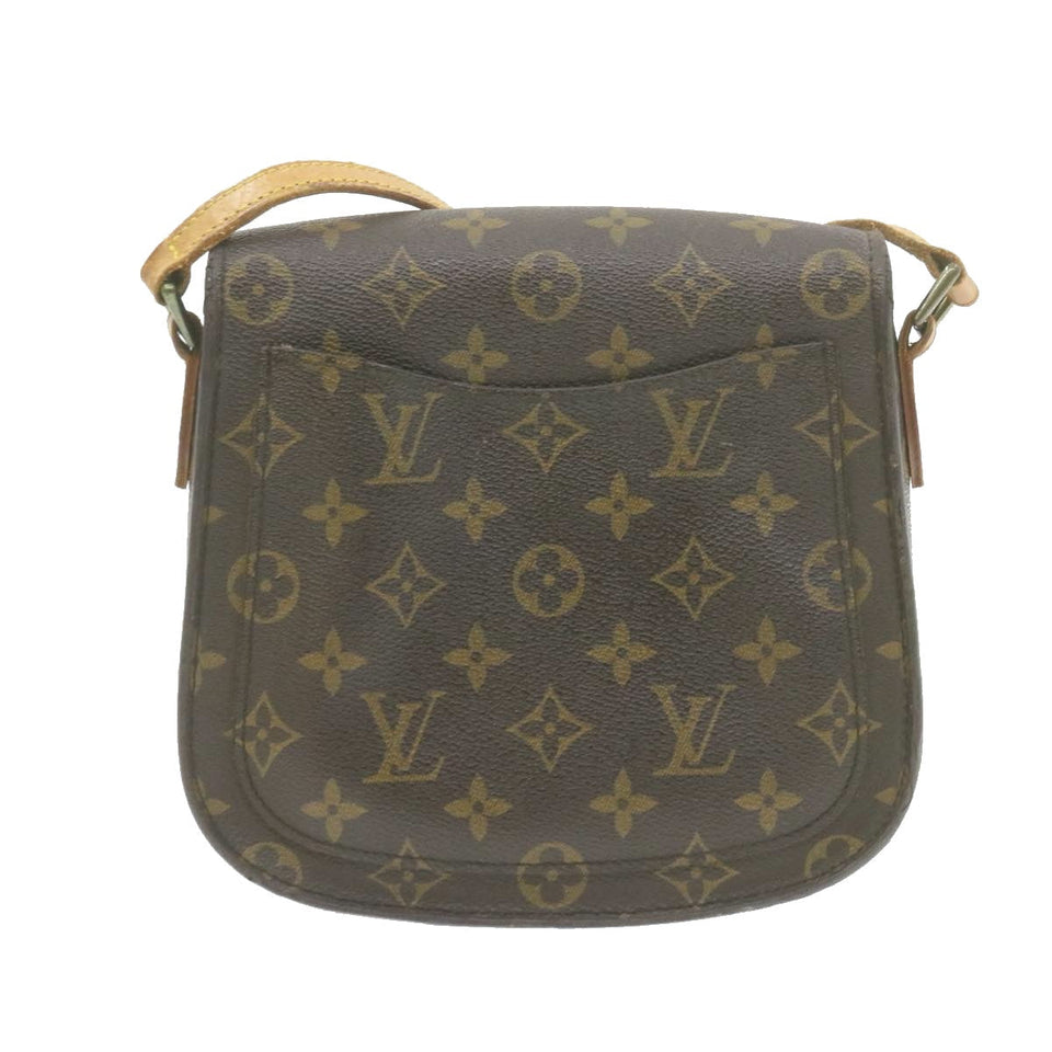 Louis Vuitton Monogram Saint Cloud MM Shoulder Bag LV Auth am683g