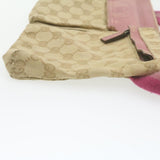 Gucci GG Canvas Waist Bag Beige Pink am699g