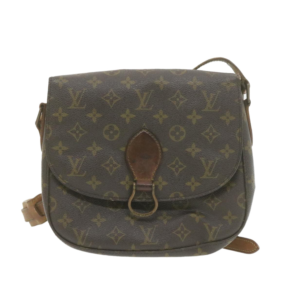 Louis Vuitton Monogram Saint Cloud GM Shoulder Bag LV Auth am749g