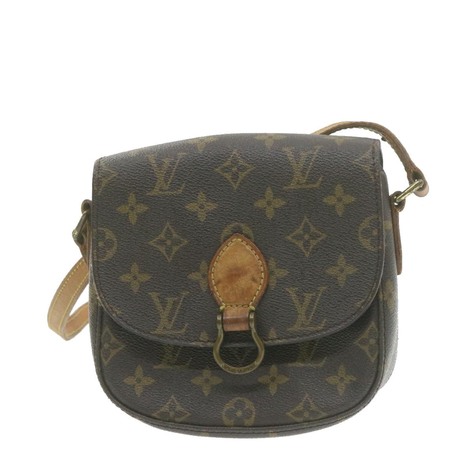 Louis Vuitton Monogram Saint Cloud PM Shoulder Bag LV Auth am753g