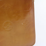 Louis Vuitton Monogram Vernis Lexington Pouch Beige LV Auth am961g Clutch