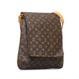 Louis Vuitton Monogram Mtte Diagonal Shoulder Bag