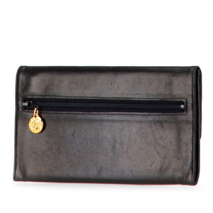 Chanel Coco Mark Calfskin Long Wallet