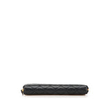 Chanel Coco Mark Matelassé Caviar Skin Long Wallet