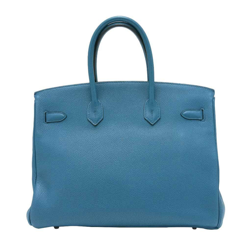 HermesBirkin 35 Cobalt Togo Bag PHW