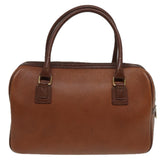 Luxury BurberrySs Hand Bag Leather Brown Auth hk1457